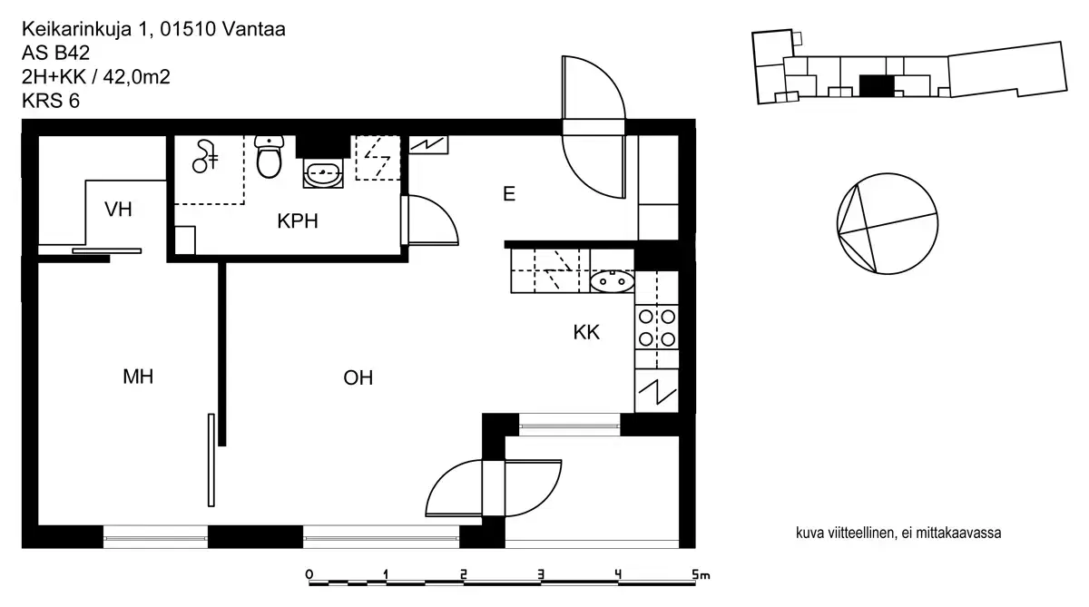 2h+kk 42,0 m², keikarinkuja 1 vantaa